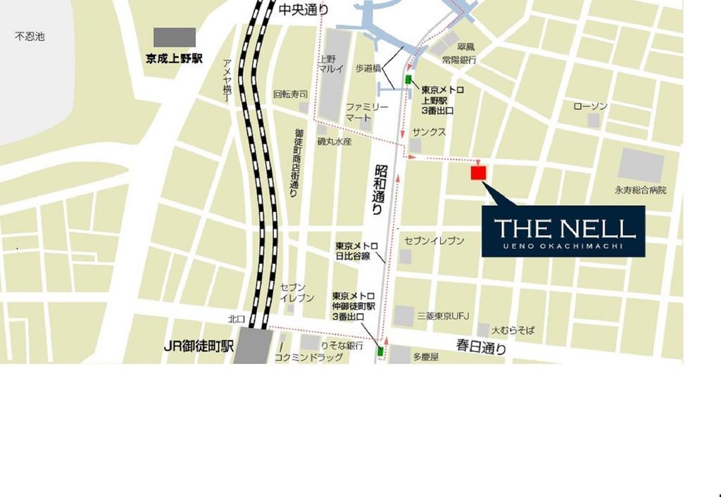 The Nell Ueno Okachimachi Hotel Tokyo Ngoại thất bức ảnh
